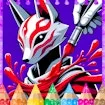 Animals AI Coloring Book