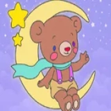 Coloring Book: Moon Bear