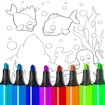 Special Easy Animal Coloring Pages For Kids